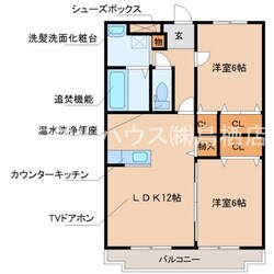 ヌーベルシェトワIIIの物件間取画像